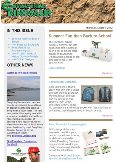 Back To School Newsletter Examples