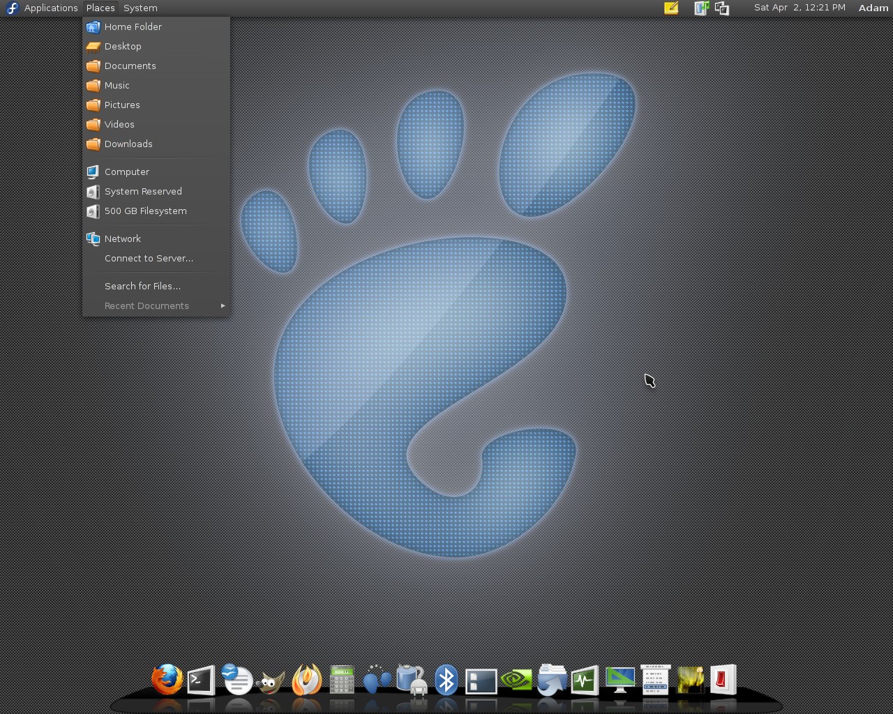 Fedora 16 Screenshots