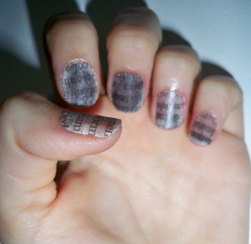 How To Make Newspaper Nails In 6 Steps