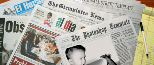 Old Newspaper Template Photoshop